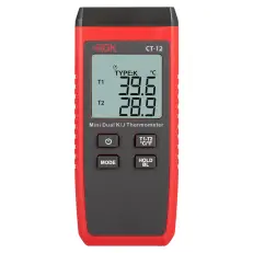 RGK CT-12 с поверкой - термометр с погружным зондом температуры TR-10W и поверхностным зондом TR-10S