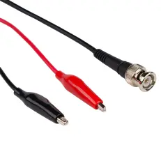 кабель с разъемом BNC и зажимами типа "крокодил"