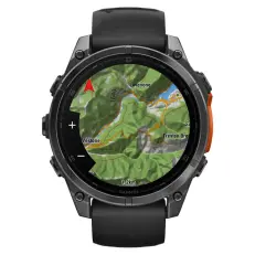 Garmin Fenix 8 Slate Gray 47mm c черным ремешком