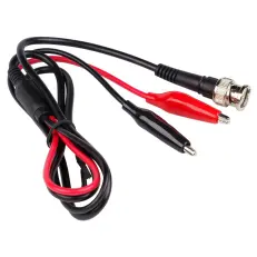 соединительный кабель 1 м с разъемом BNC и зажимами типа "крокодил"