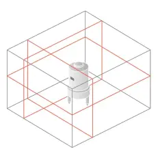 Схема лучей Bosch GLL 3-80 C