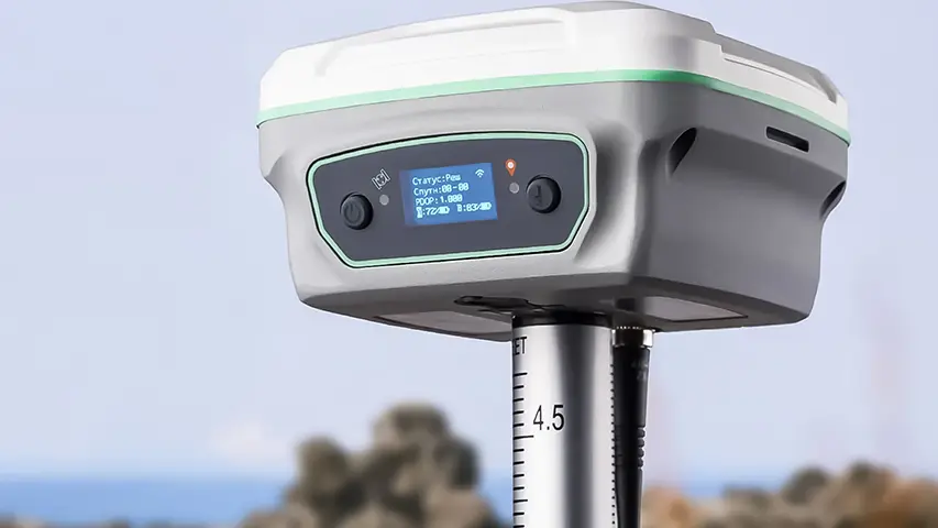 Компенсатор наклона в ГНСС-приемнике RGK SR1