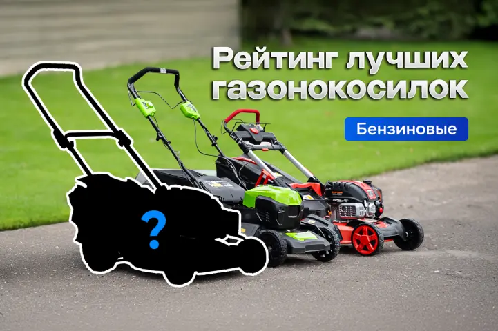 Рейтинг лучших бензиновых газонокосилок 2025 года