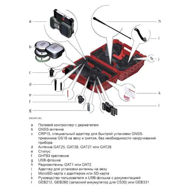 Leica GS16 3.75G & UHF (минимальный) - GPS/GNSS приемник спутниковый