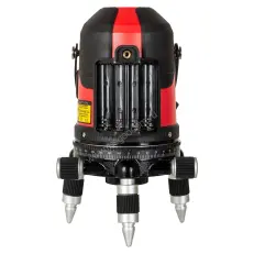 RGK UL-21 с калибровкой - лазерный нивелир (110° / красный луч / 60м с приемником)