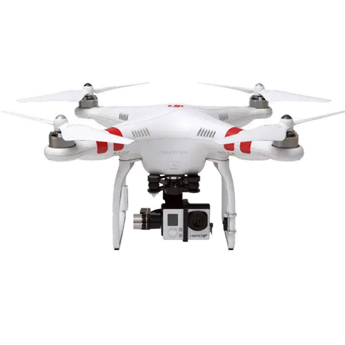 Квадрокоптер с установленным подвесом