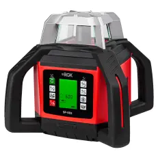 RGK SP-502 - ротационный нивелир (ротационный / красный луч / диаметр до 500 м с приемником