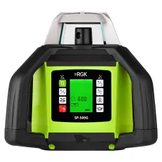 RGK SP-500G - ротационный нивелир (ротационный / зеленый луч / 900м с приемником / АКБ)