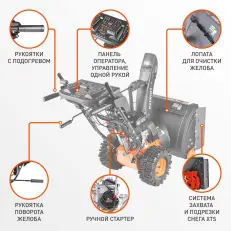 Patriot Сибирь 62 снегоуборщик подробно о содержании техники