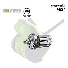 Greenworks GD40SS2, 40V с АКБ 2 А.ч. с USB + ЗУ 5А быстрое