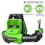 Воздуходувка аккумуляторная ранцевая Greenworks GD40BPG2 40V (281 км/ч) бесщеточная с АКБ 4 Ач + ЗУ 4А двойное