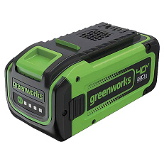 Greenworks GD40BV 40V (370 км/ч) бесщеточный с АКБ 8 Ач, без ЗУ - воздуходув-пылесос аккумуляторный