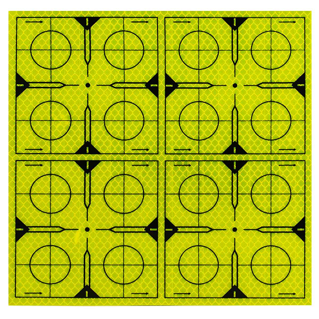 Отражатель пленочный RGK 90*90 мм (4 шт.), желтый
