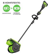 Greenworks GD40SS2, 40V с АКБ 5 А.ч. + ЗУ 5А быстрое