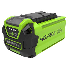 Greenworks GD40BVK2U 40V (280 км/ч), с АКБ 2 Ач с USB + ЗУ - воздуходув-пылесос аккумуляторный