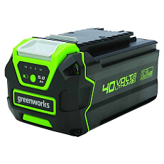 Greenworks GD40SS бесщеточный, 40V с АКБ 5 Ач + двойное ЗУ 4А