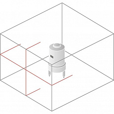 Схема лучей лазерного нивелира Skill 0510 АВ