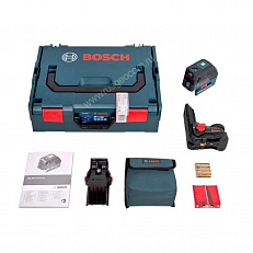 Комплектация лазерного уровня Bosch GCL 25 Professional